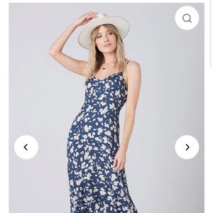 Saltwater Luxe Sharice MIDI Dress Medium NWT